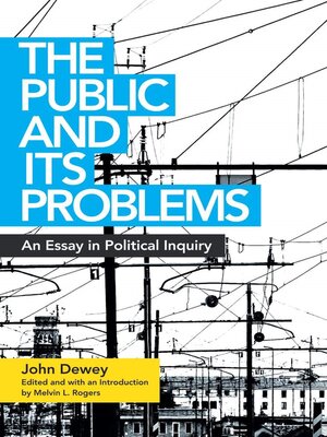 cover image of The Public and Its Problems
